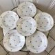 set of 6 hollow plates Digoin Sarreguemines model Floréal years 50-60