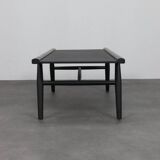 Contemporary slatted wood bench by Stellar Works, 2000s