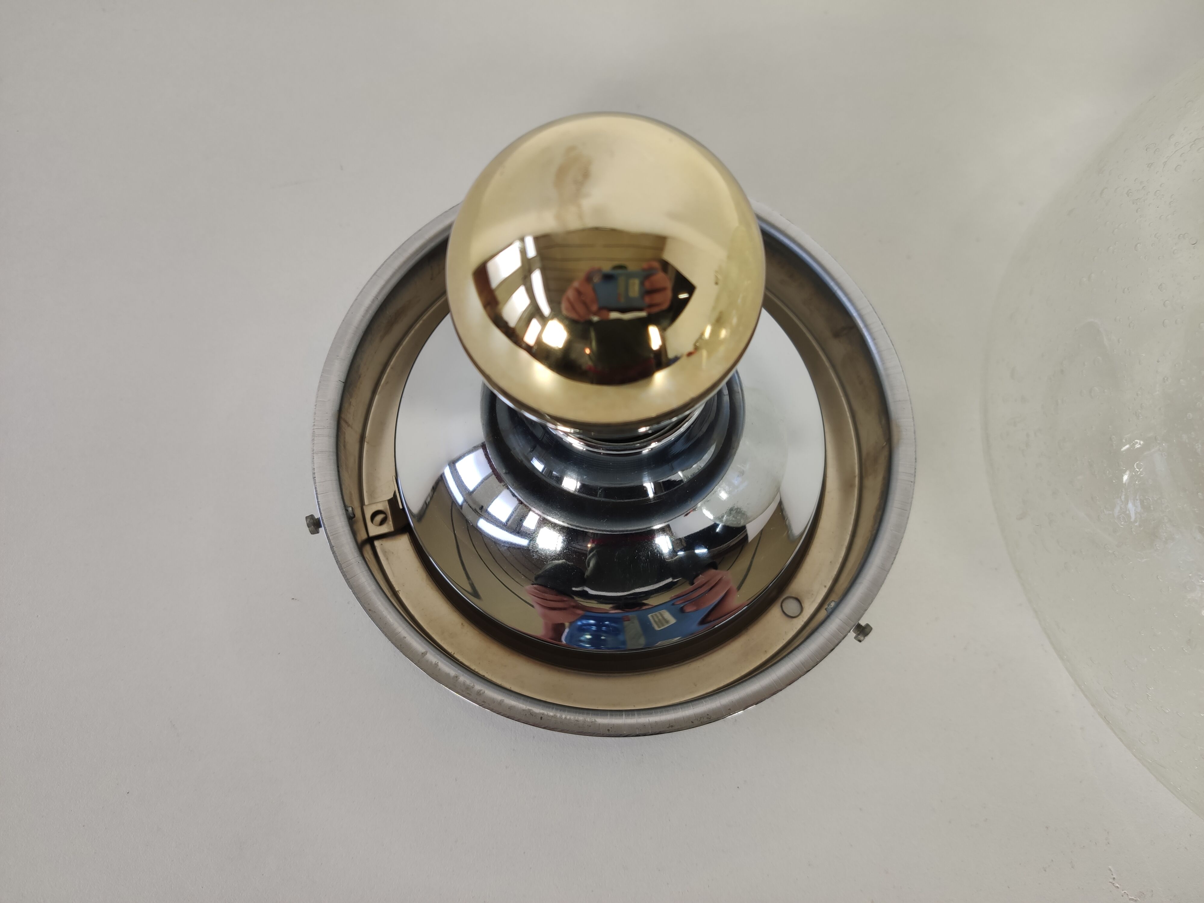 Hillebrand frosted glass wall light 60/70