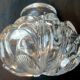 Flacon de parfum cristal Baccara ananas en forme de boule sculptée