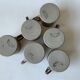 6 vintage coffee cups