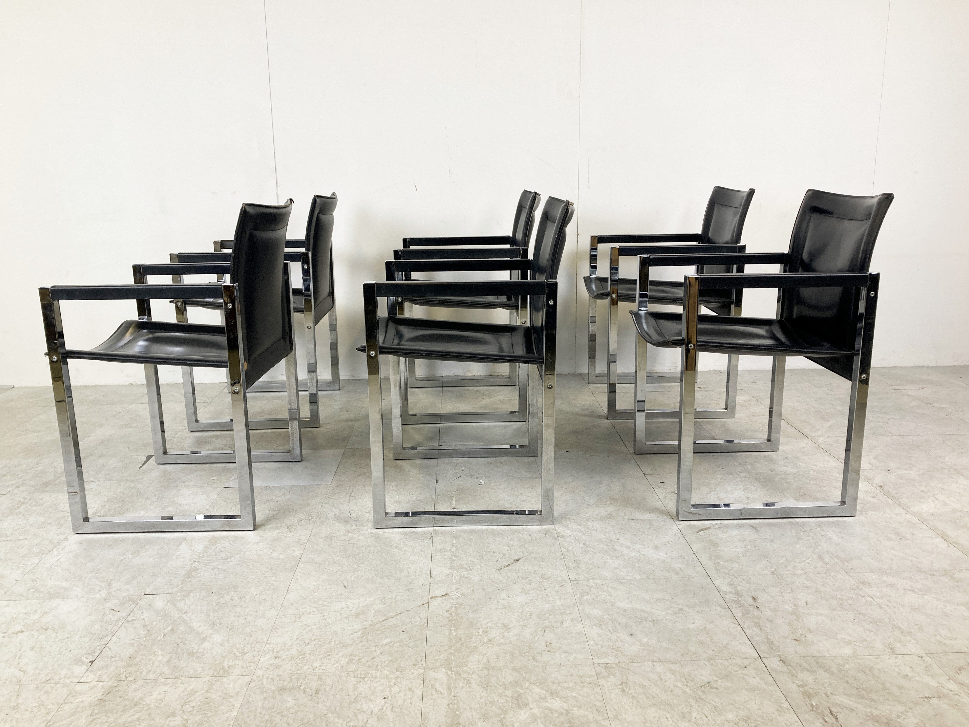 Vintage dining chairs by Arrben, 1980s
