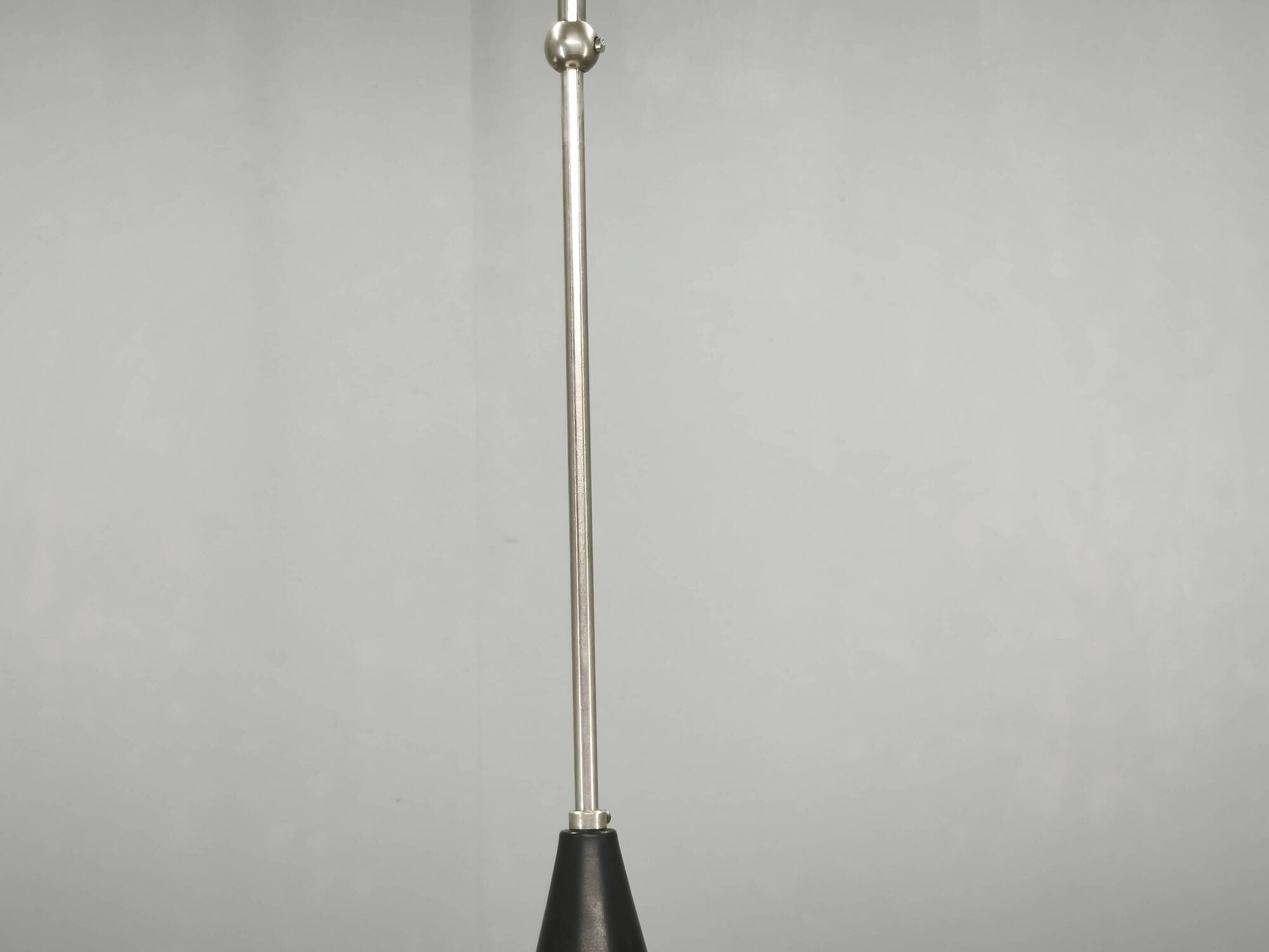 Pair of Space Age Opaline Glass Pendants, Czechoslovakia, 1970s