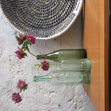 Set of three old bottles