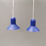 Two minimalist hanging lamps designed by Claus Bonderup and Torsten Thorup and produced by Nordlux