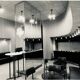 Large flush mount indirect light ceiling fixture from the Filmcasino in Vienna, 1950s.