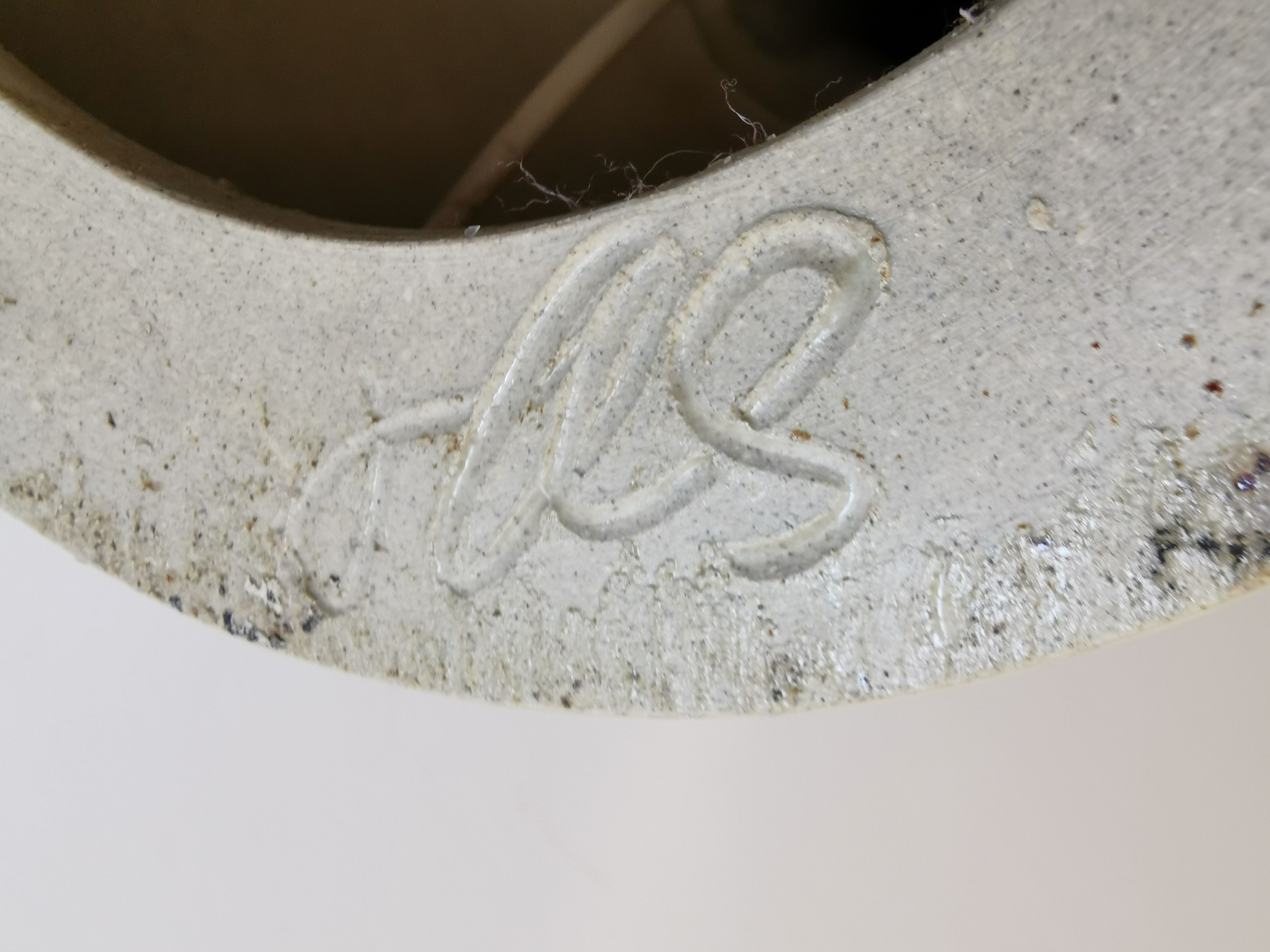 Gigantic ceramic table lamp, Danish, from the 60-70s, Made by Hans Axel Schjelde = HAS