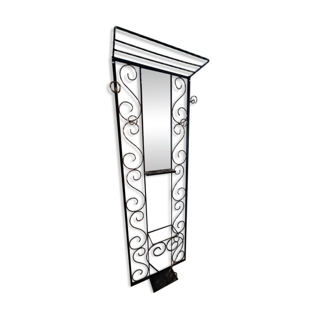 KJHTRED Porte-Manteau en Fer forgé pour Chambre à Coucher, Salon, Maison, Cintre Multifonctionnel au Sol
