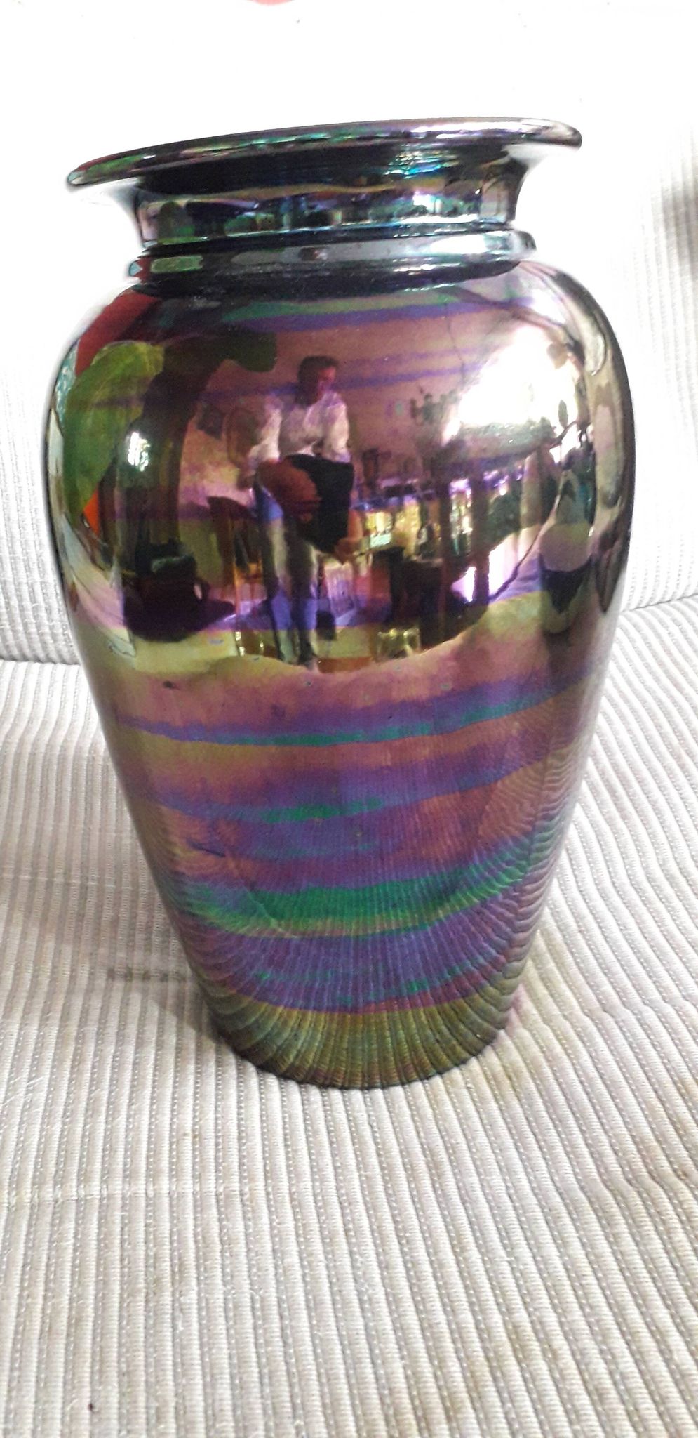 Large vintage ceramic vase, very original.