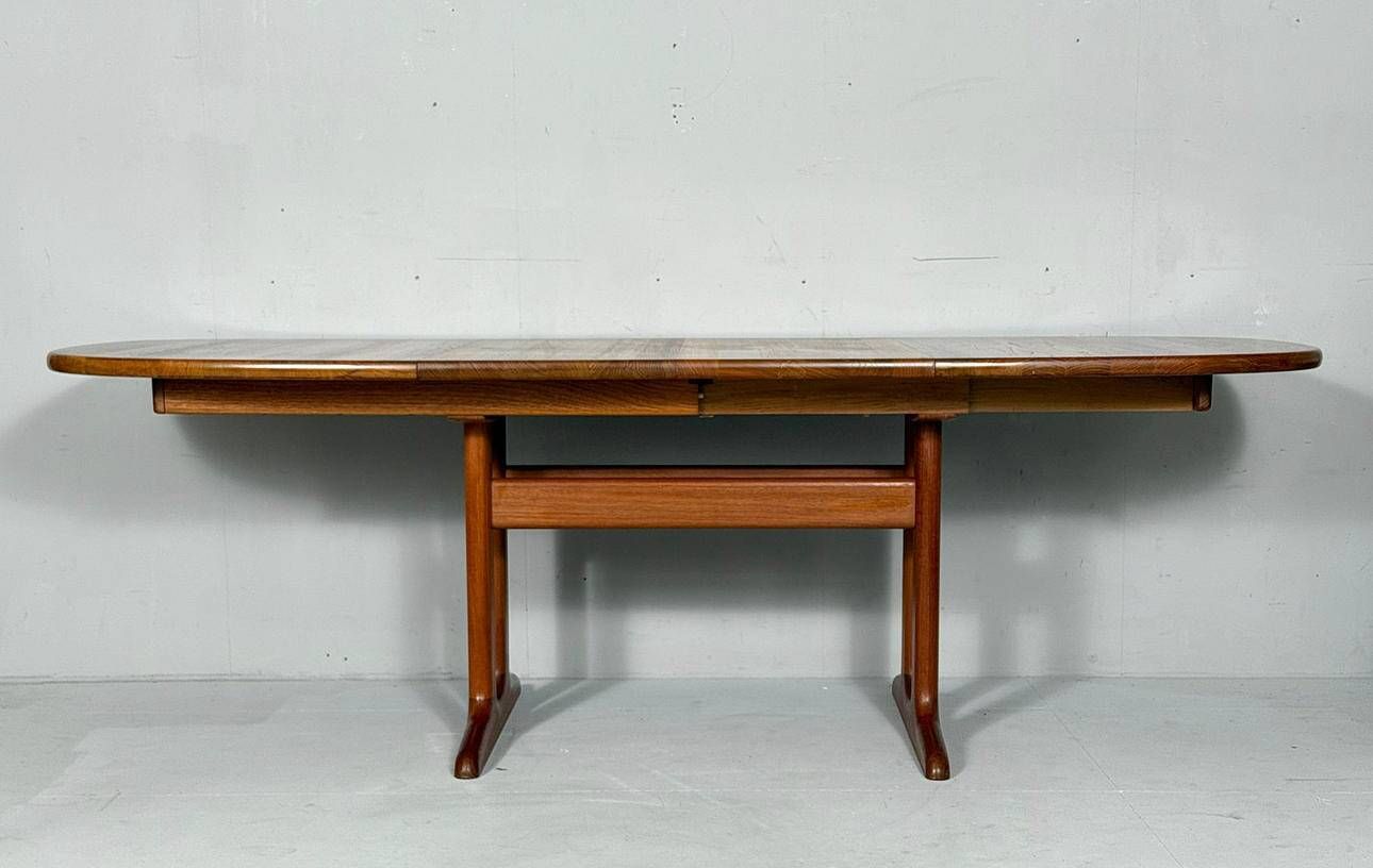 Mid-century extendable dining table/teak table by Glostrup, Denmark, 1960s.