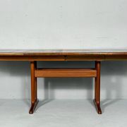 Mid-century extendable dining table/teak table by Glostrup, Denmark, 1960s.