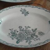 2 large oval dishes