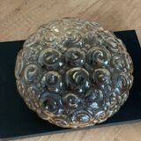 Helena Tynell Round Vintage Snail Glass Ceiling Light