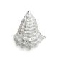 Grey ceramic shell wall lamp, Vallauris, 1960s