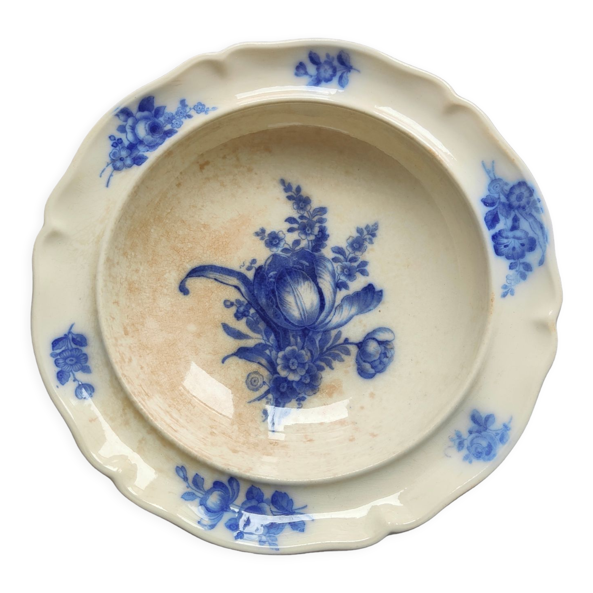 Plat ancien Villeroy et Boch Mettlach