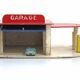Rare fifties vintage toy garage with De Stijl colours