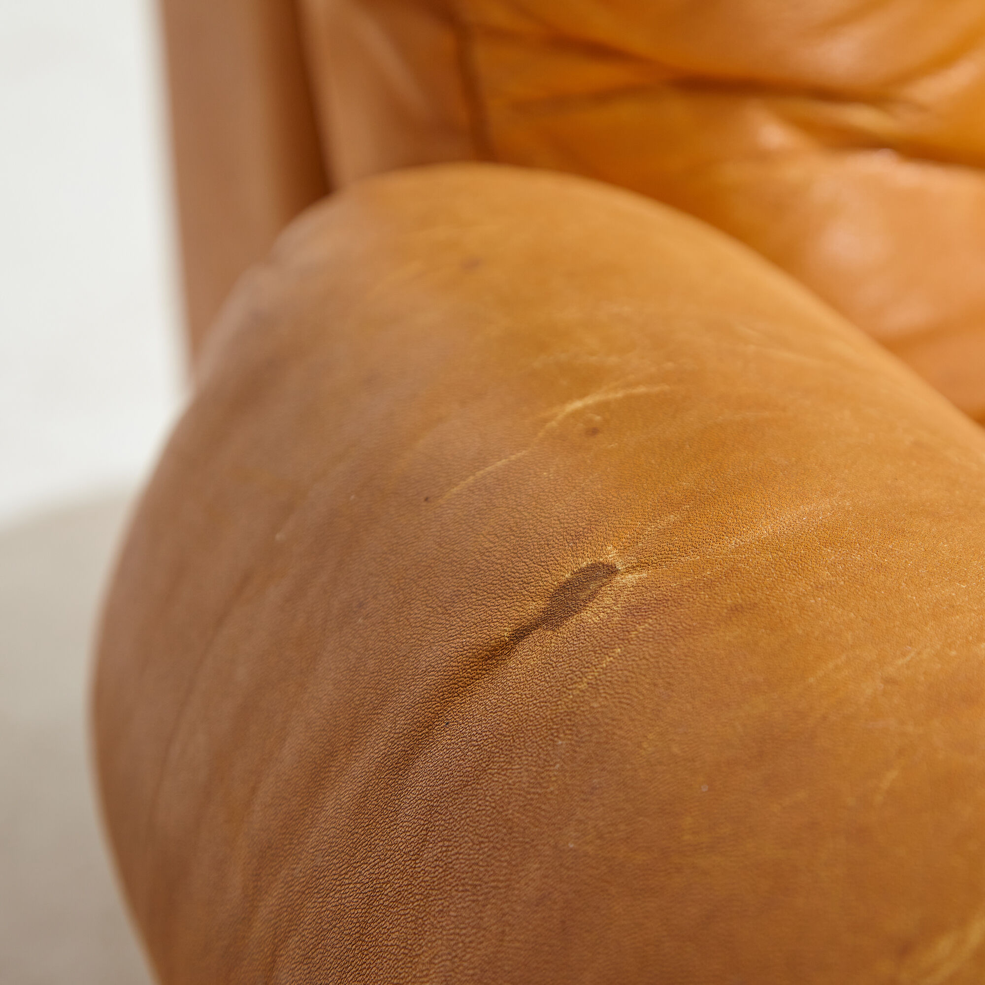 Modular leather sofa set