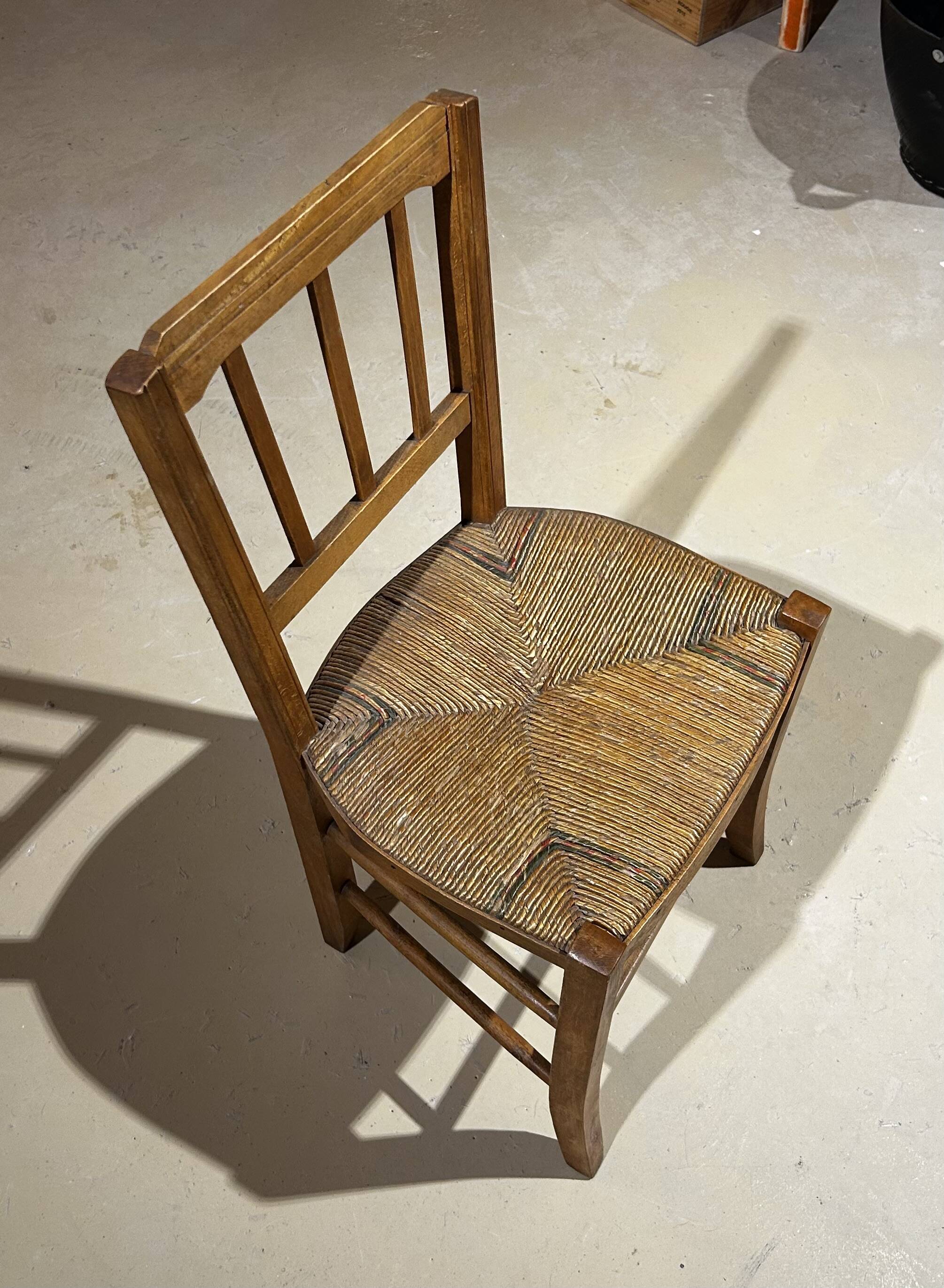 straw chairs