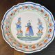 Plat en faience de quimper début XXème