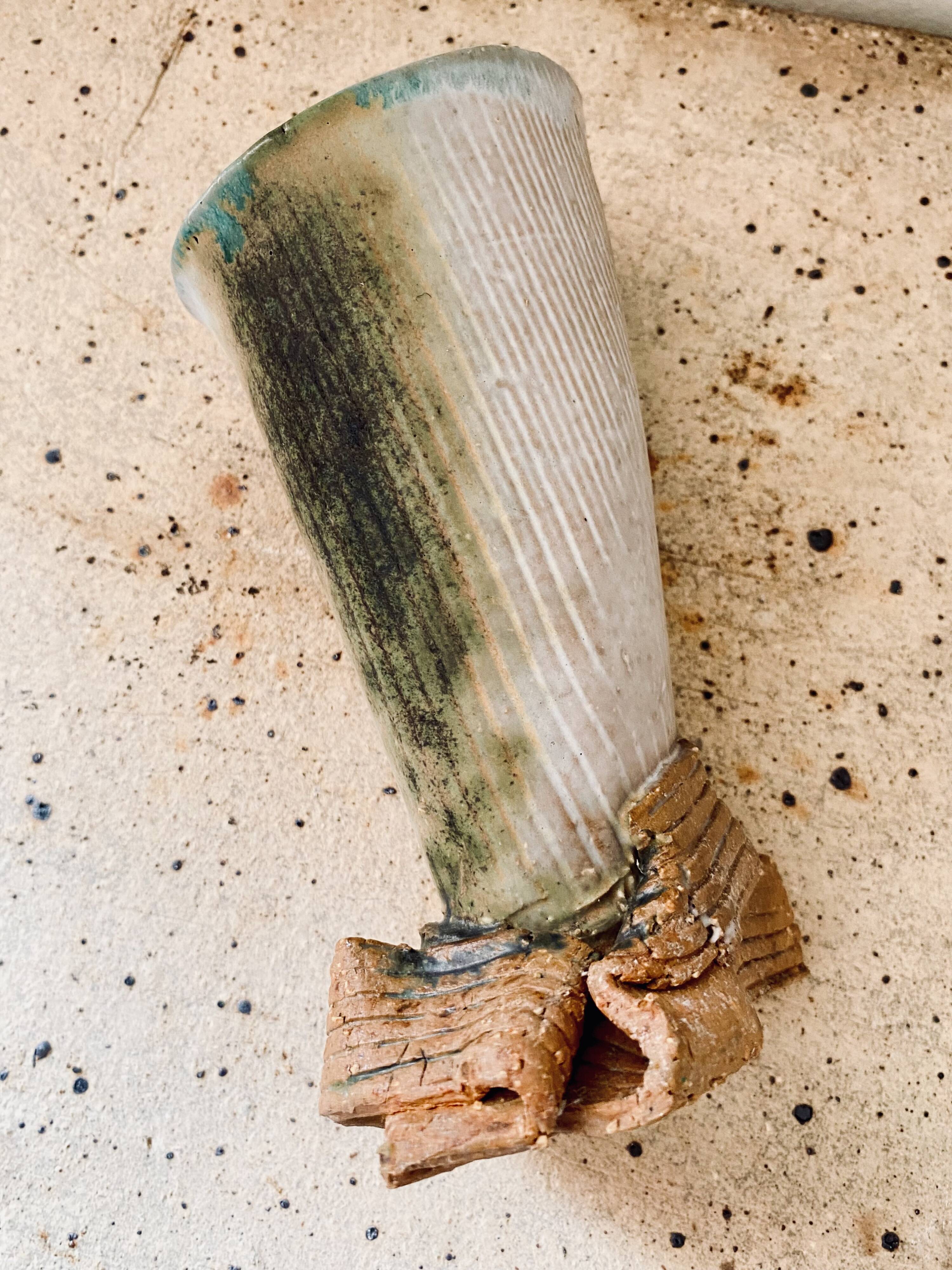 Wabi-sabi vase from the 1970s