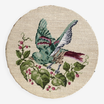 Round Bird Tapestry