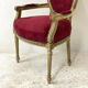 Fauteuil médaillon de style Louis XVI
