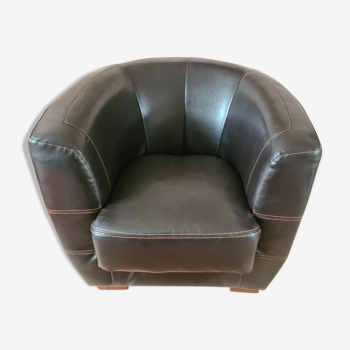 Fauteuil skai vintage