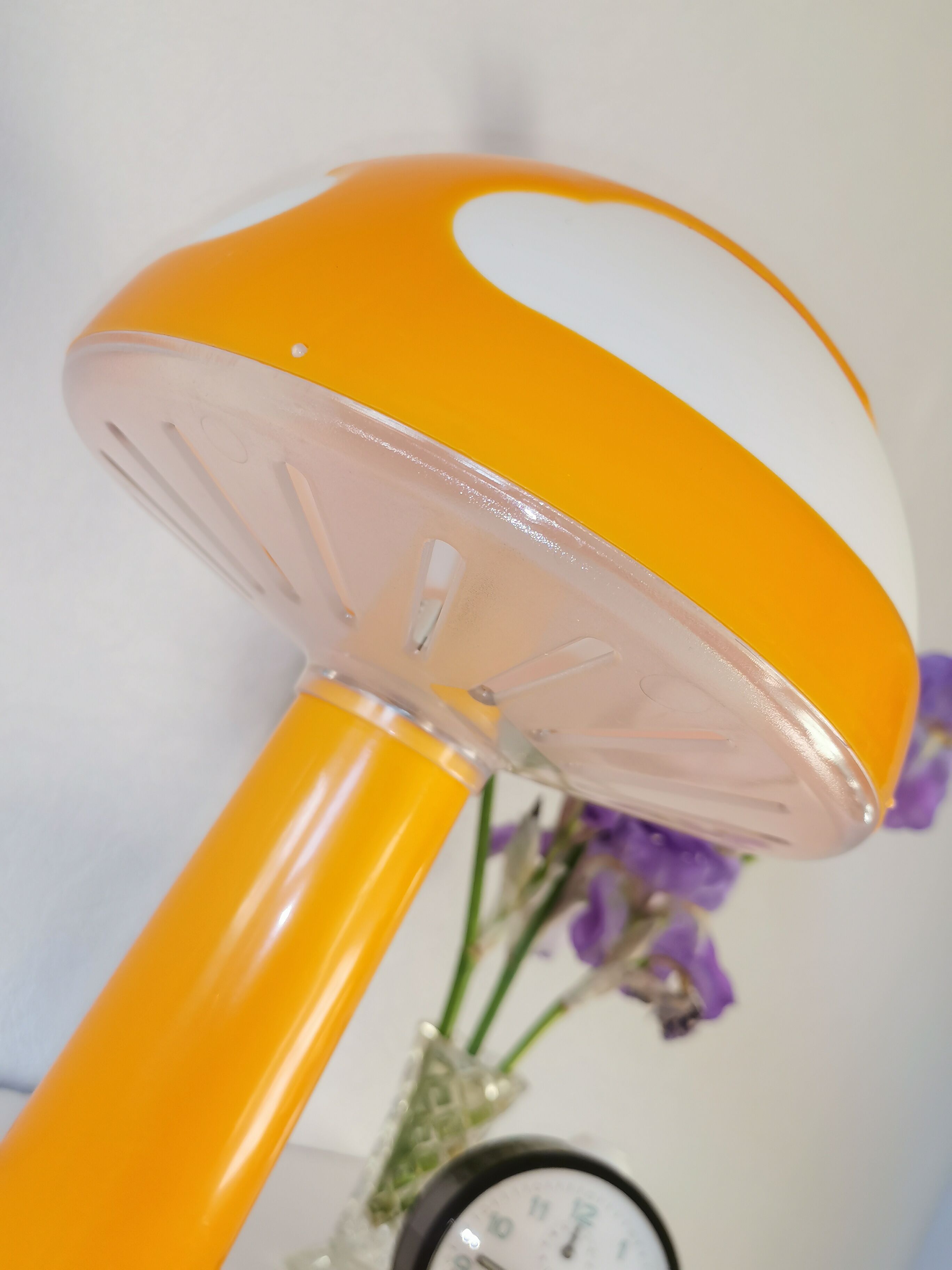 Mushroom lamp, orange cloud Skojig, henrik preutz design for Ikea, 1990