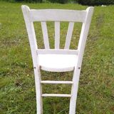 Chaise ancienne blanche