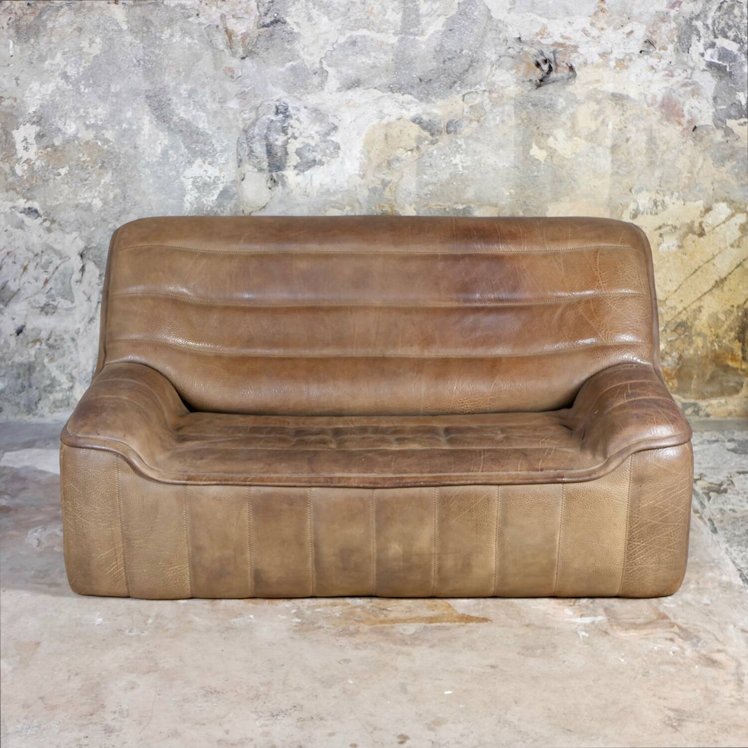 De Sede DS-84 sofa in taupe buffalo leather