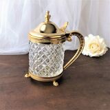 Candy box glass and brass