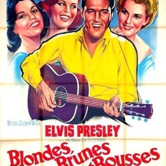 Poster cinema originale.1964.Blondes, Brunettes and redheads. Elvis Presley, lithograph