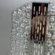 1960s/70s Bubble Wall Lamp, Chrome & Glass, Space Age by Hustadt Leuchten