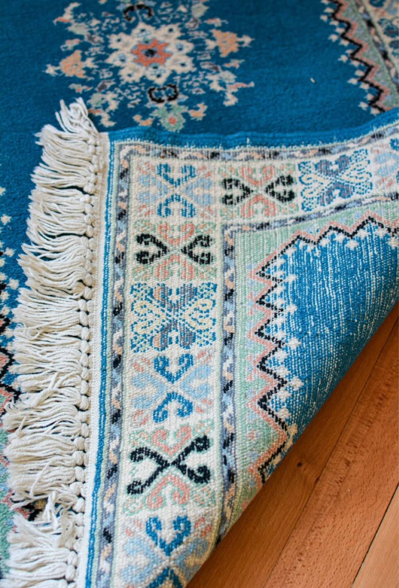 Vintage Moroccan Hand-Knotted Rug – Extra Supérieure – 130 × 70 cm