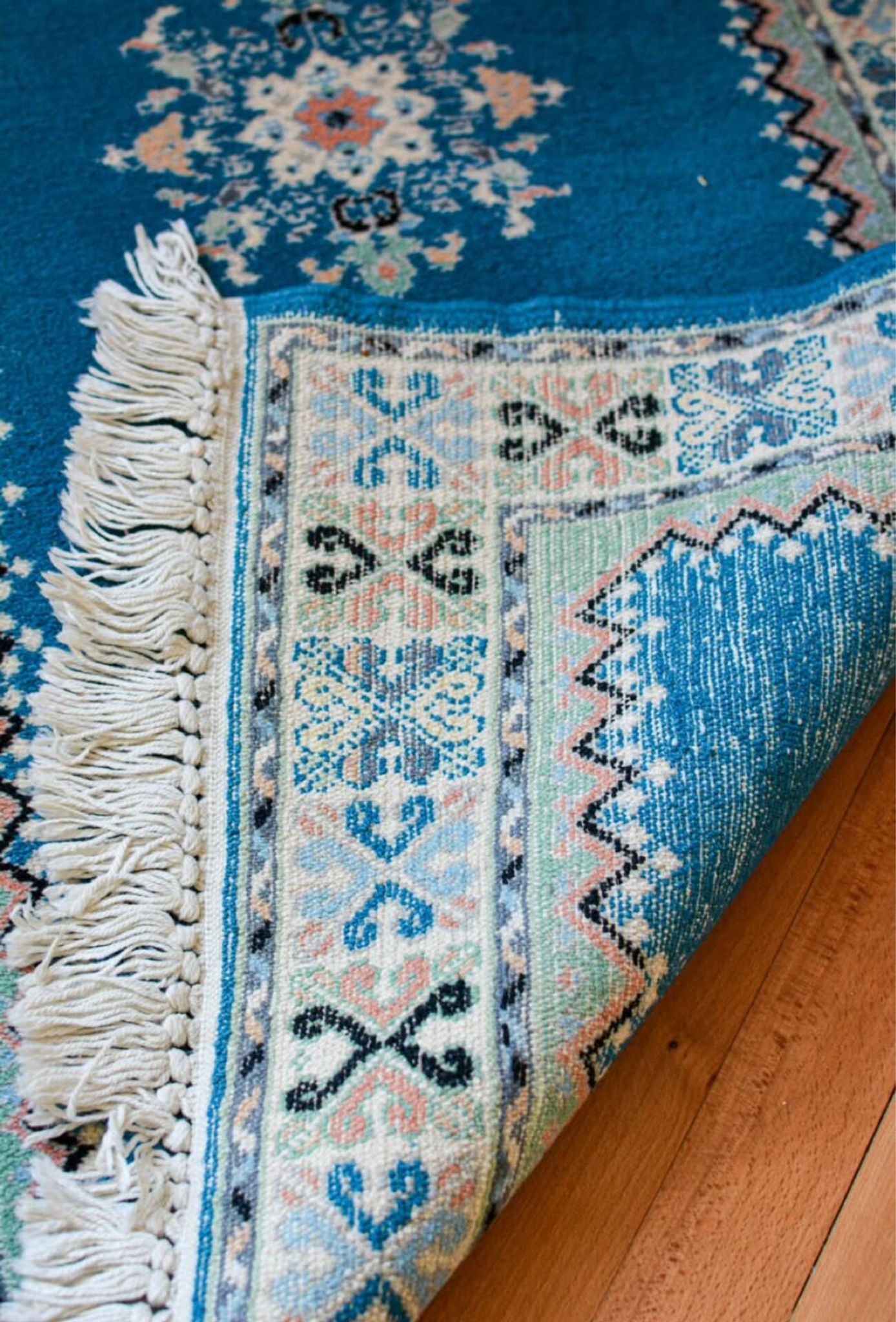 Vintage Moroccan Hand-Knotted Rug – Extra Supérieure – 130 × 70 cm