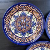 Trio of plates signed HB Quimper