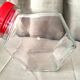 Glass candy jar red lid borgonovo italy