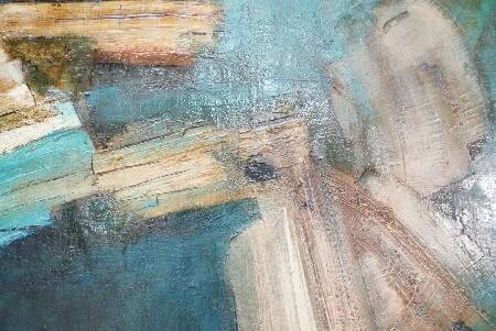 Maurice Boel, Blue Abstract Composition 1962