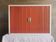 Meuble de rangement vintage "a rideau"