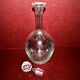 Vintage crystal decanter cut from star bevels and rice grains 1920-1930 bistrot
