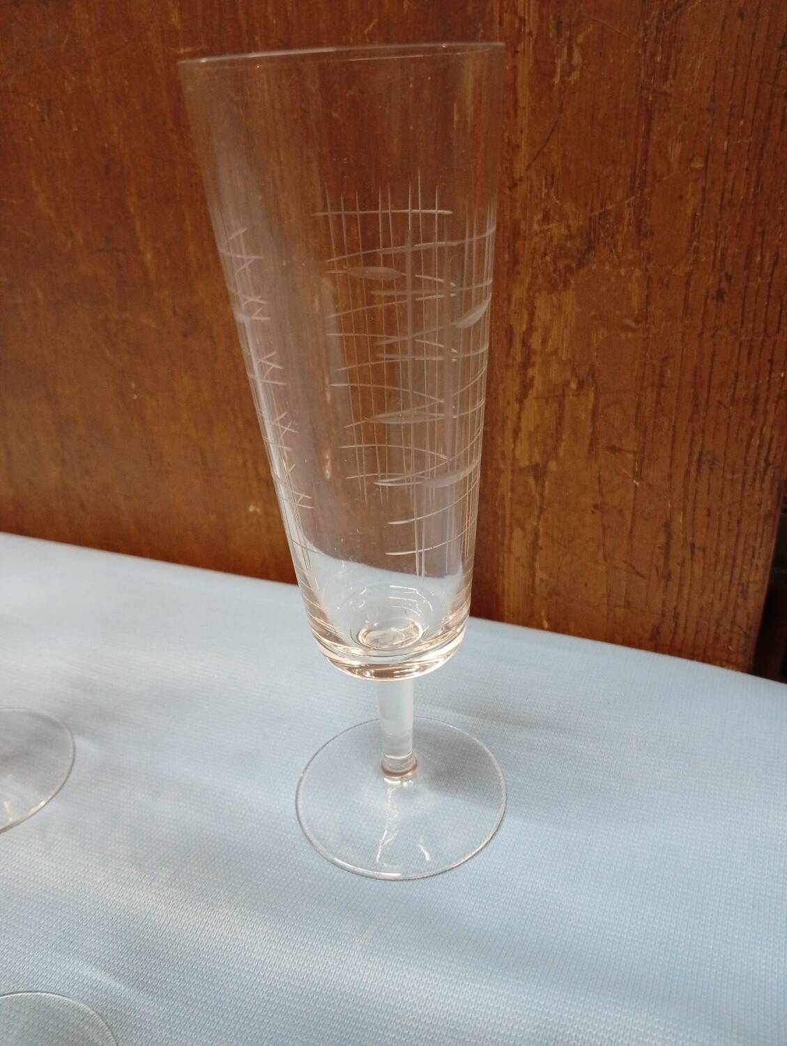 Vintage stemmed glasses