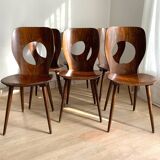 Series of 6 Baumann Eye model chairs