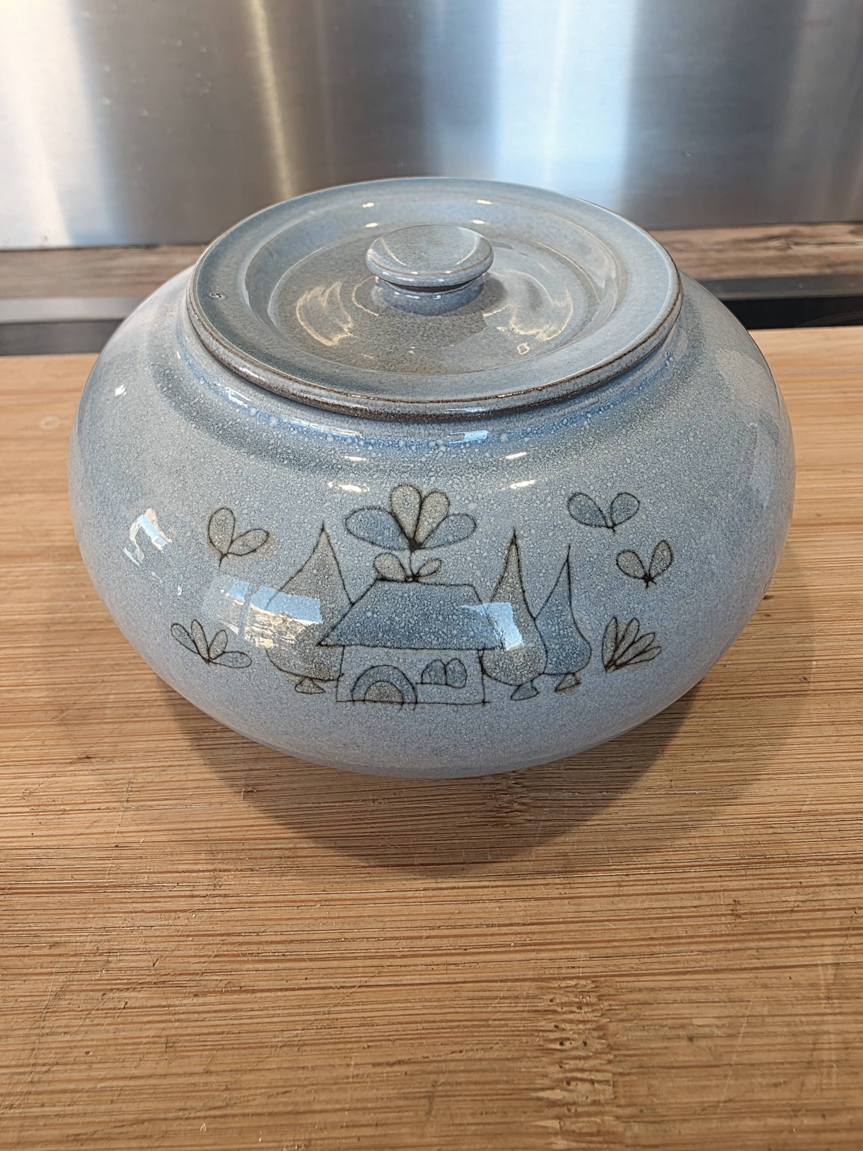 Small bonbonnière Vintage jewellery box – Roger Millan ceramic – I