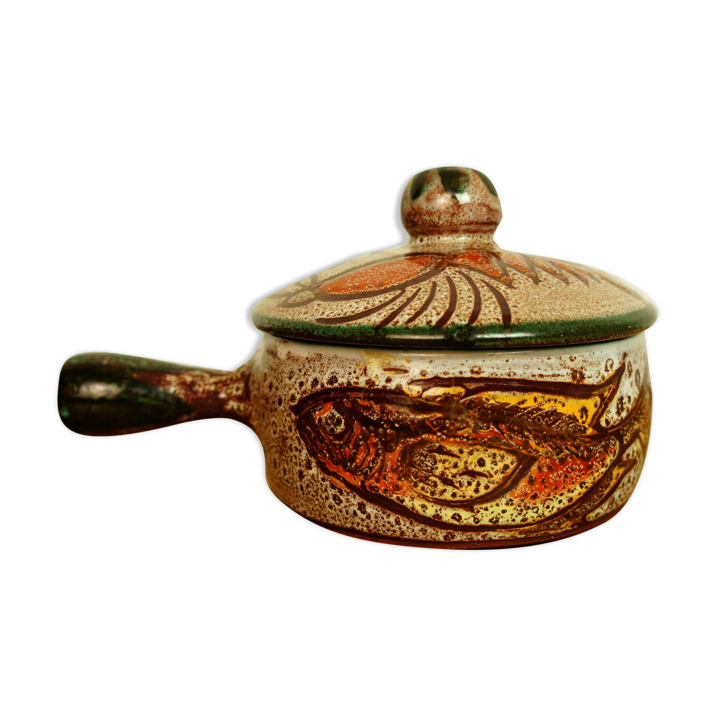 Vallauris ceramic caquelon