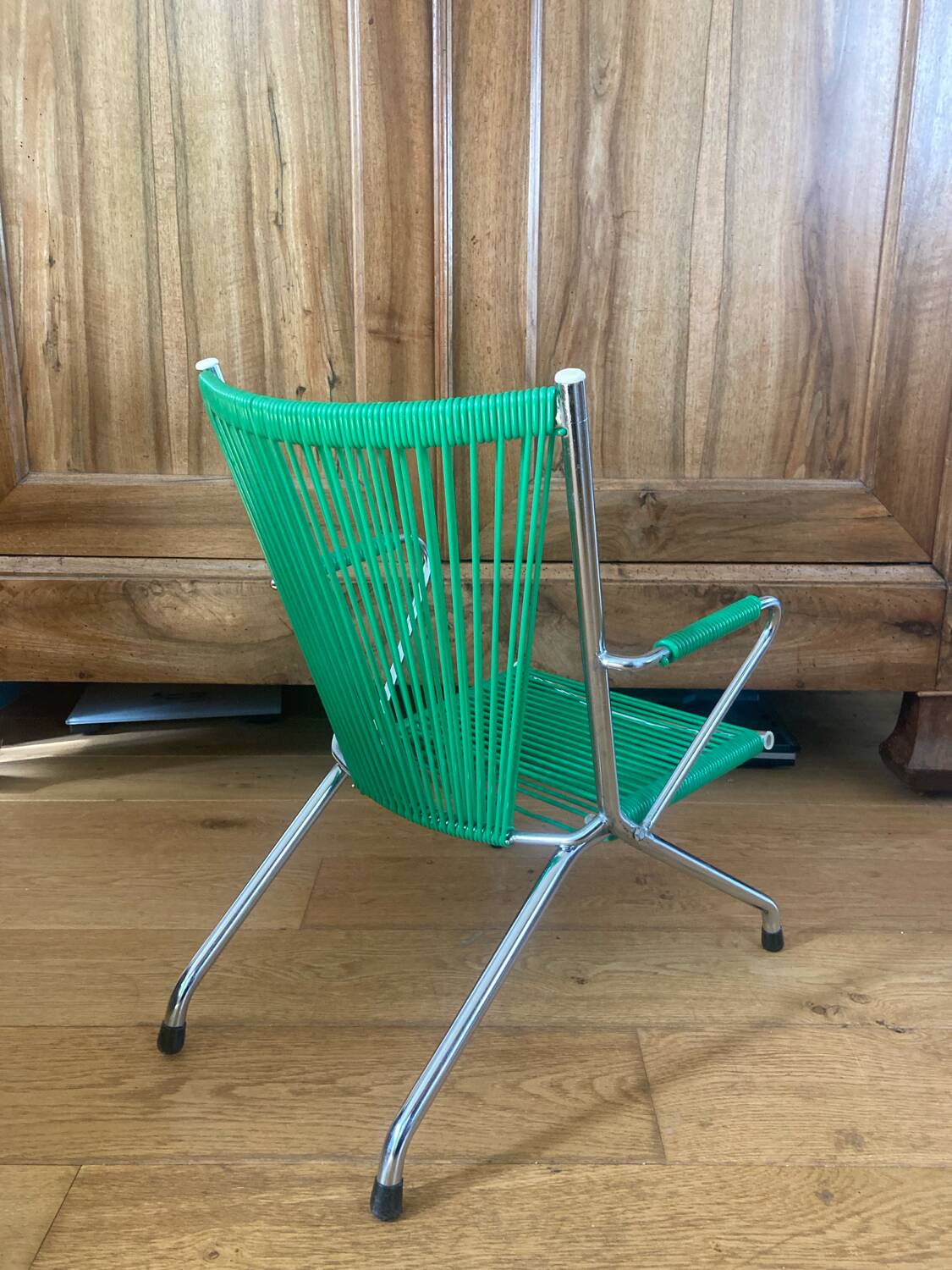 Fauteuil Scoubidou pliant pour enfant, années 1960