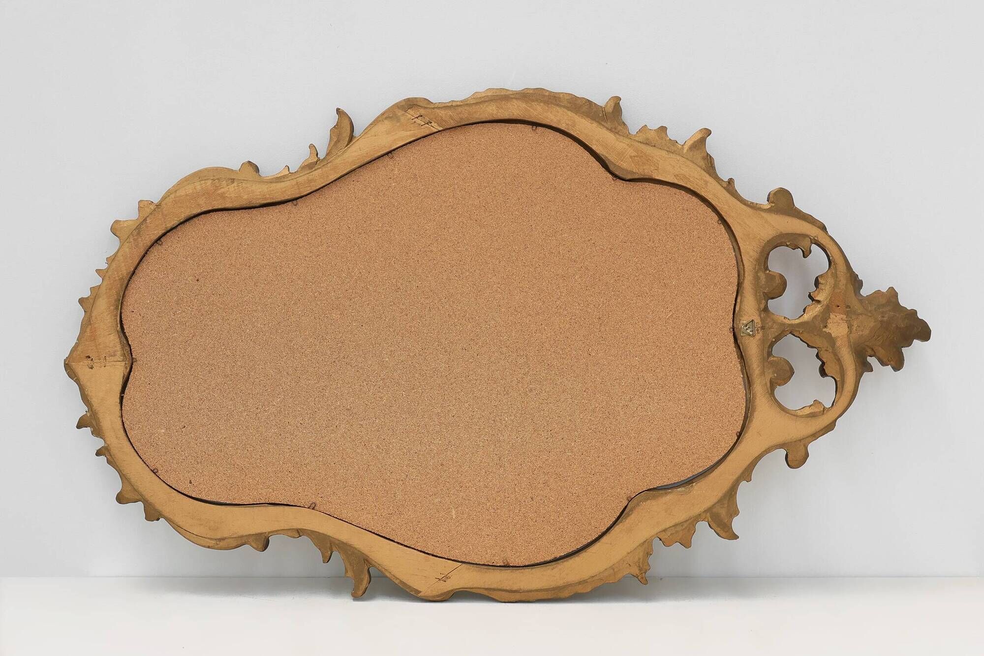 Florentine Style Giltwood Mirror with Acanthus Crest, Italy, 20th Century
