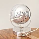 Paire de lampes design Space Age 1960 chromées