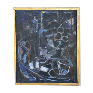 Tableau peinture moderne nature