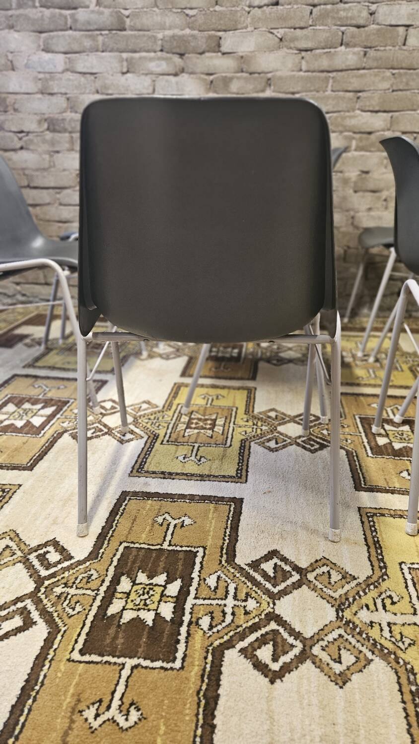 Lot of 10 Helmut Starke chairs from the 1970s