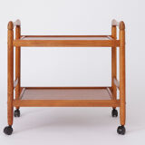 Teak serving trolley 60s-70s Vintage